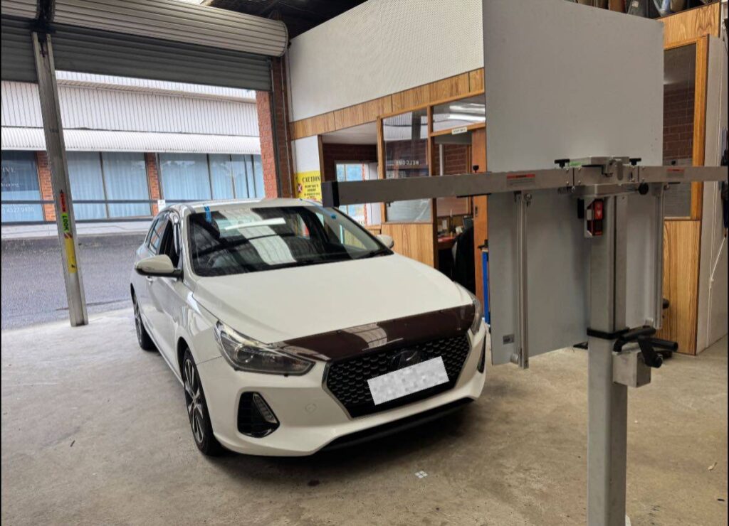 hyundai i30 adas calibration setup at gosford windscreens